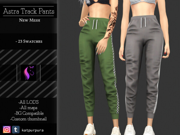 Astra Track pants by KaTPurpura from TSR