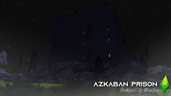 Azkaban prison Harry Potter builds by iSandor from Mod The Sims