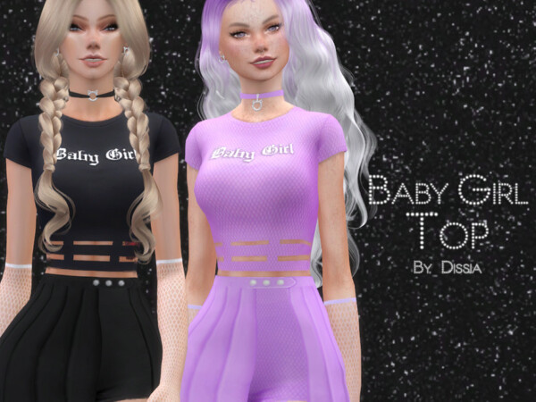 Baby Girl Top by Dissia from TSR