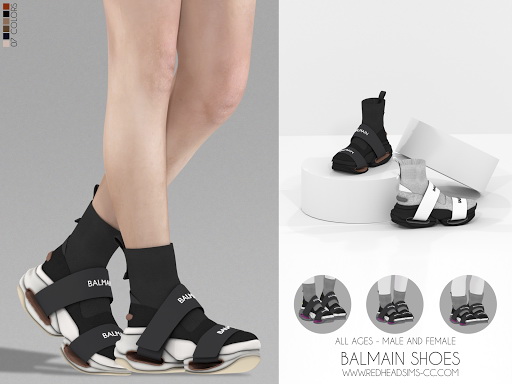 Balman shoes from Red Head Sims