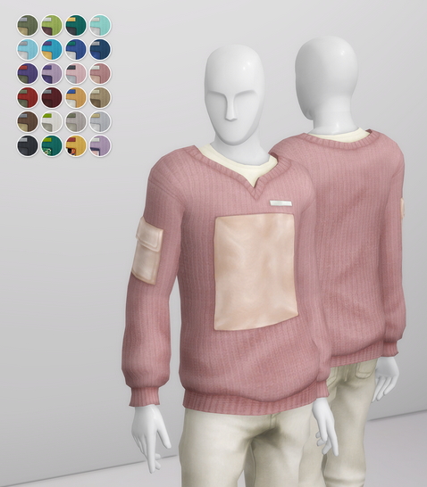 Basic Sweater V/M from Rusty Nail