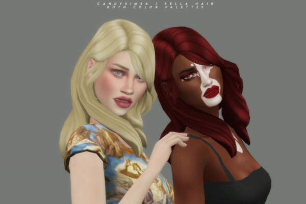 Bella Hair from Candy Sims 4