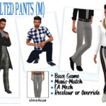 Belted Pants