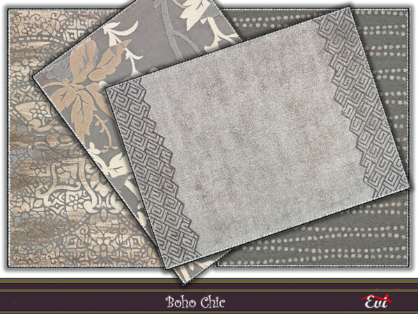 Boho Chic Cozy Rugs by evi from TSR