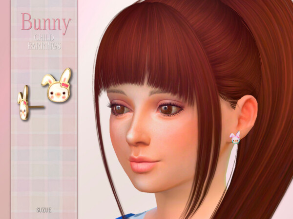 Bunny Child Earrings by Suzue from TSR
