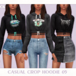 Casual Crop Hoodie 05