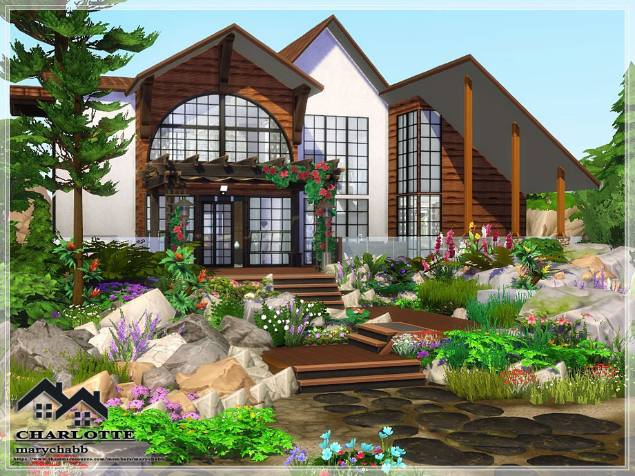 Charlotte House by marychabb from TSR • Sims 4 Downloads