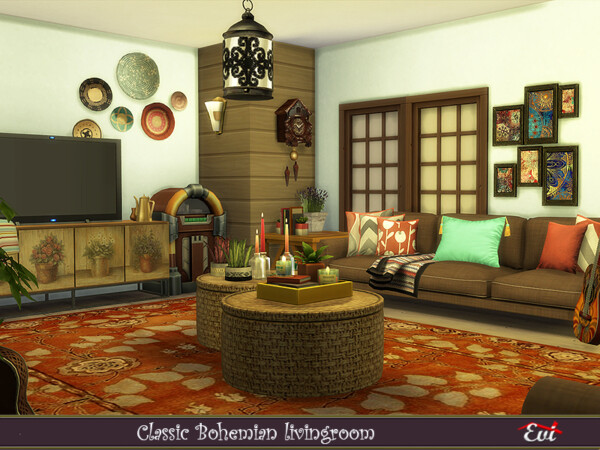 Classic Bohemian Livingroom by evi from TSR