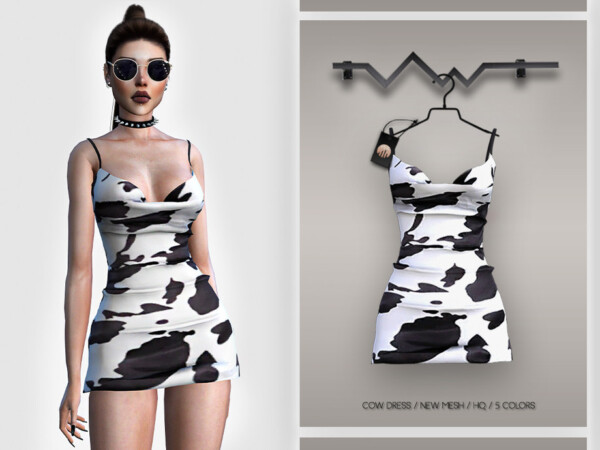 Cow Dress BD399 by busra tr from TSR