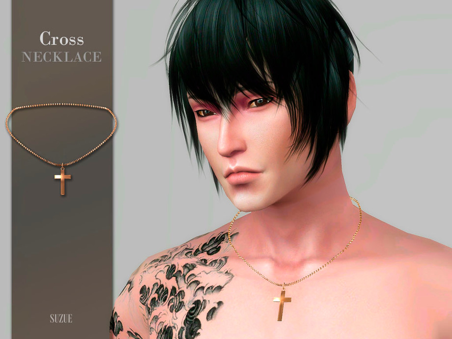 Sims 4 Cross Necklace CC