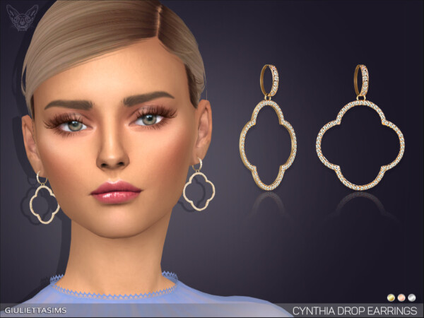 Cynthia Drop Earrings by feyona from TSR