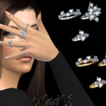 Diamond cluster rings