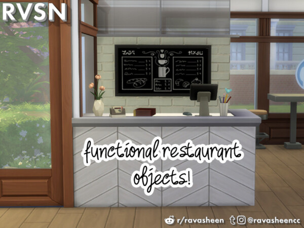 Enjoy The Lentil Things Restaurant Set by RAVASHEEN from TSR