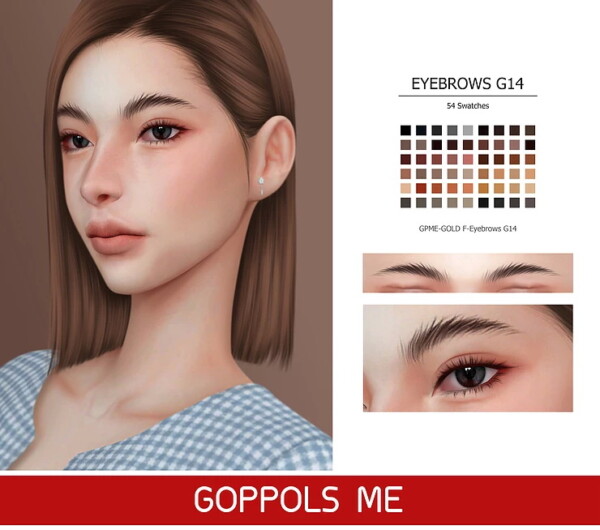 Eyebrows G14 from GOPPOLS Me
