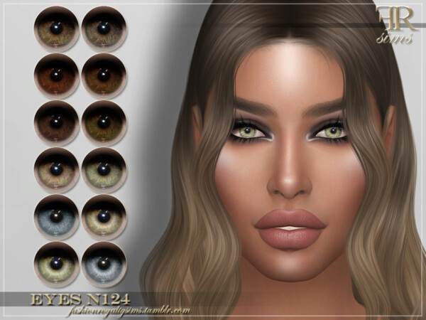 Eyes N124 by FashionRoyaltySims from TSR