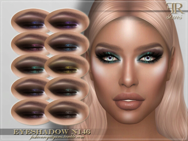 Eyeshadow N146 by FashionRoyaltySims from TSR