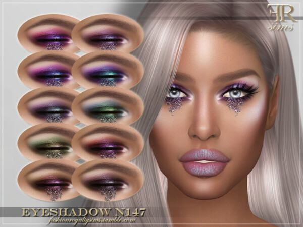 Eyeshadow N147 by FashionRoyaltySims from TSR