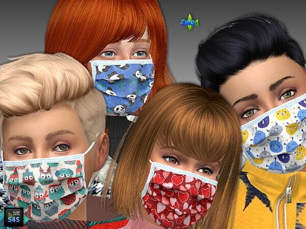 Face masks for children from Arte Della Vita • Sims 4 Downloads
