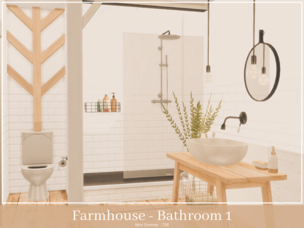 Farmhouse Bathroom 1 by Mini Simmer from TSR
