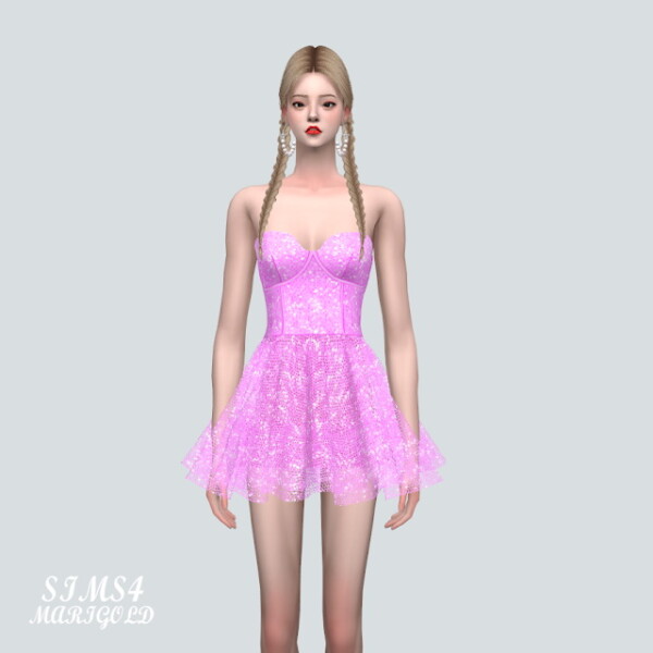 G Ballet Mini Dress from SIMS4 Marigold