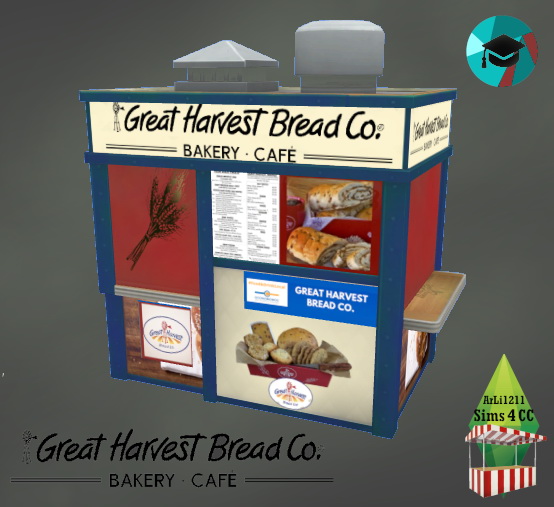 Great Harvest Bread Co Stand by ArLi1211 from Mod The Sims