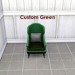 Guidrys Favourite Chair Recolour Red and Green swatches