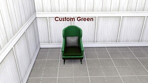 Guidrys Favourite Chair Recolour Red and Green swatches