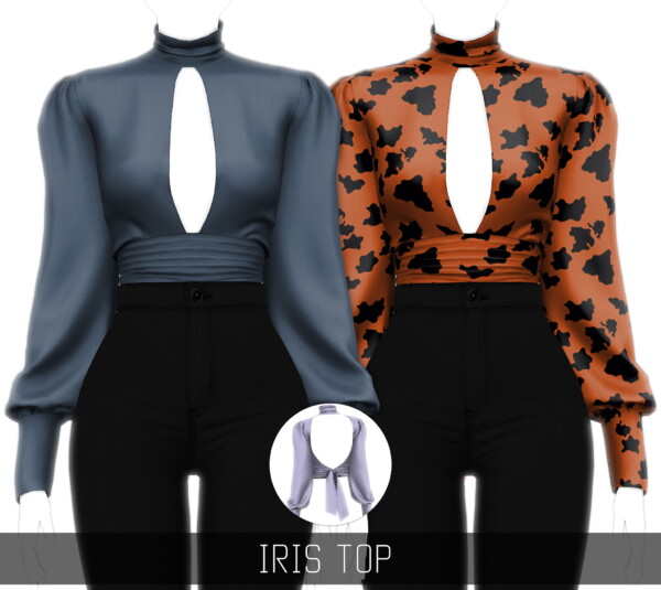 Iris Top from Simpliciaty • Sims 4 Downloads