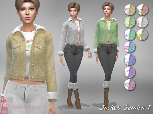 Jacket Samira 1 by Jaru Sims from TSR