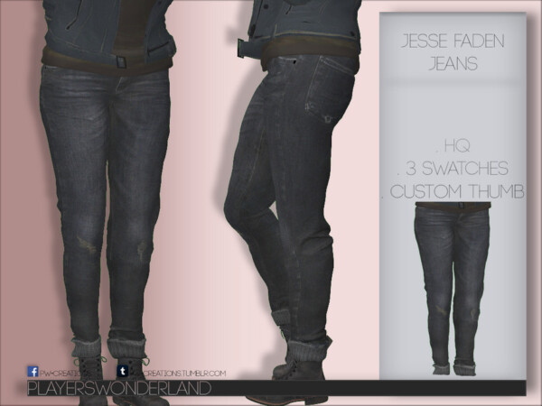 Jesse Faden Jeans by PlayersWonderland from TSR