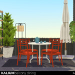 Kalium Balcony Dining