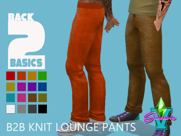 Knit Lounge Pants by SimmieV from TSR