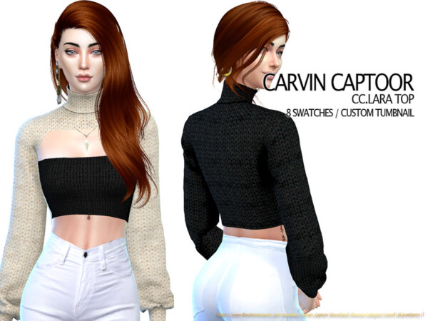 Lara Top by carvin captoor from TSR