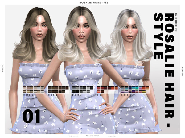 Rosalie Hairstyle by LeahLillith from TSR