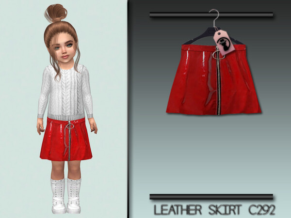 Leather Skirt C292 by turksimmer from TSR