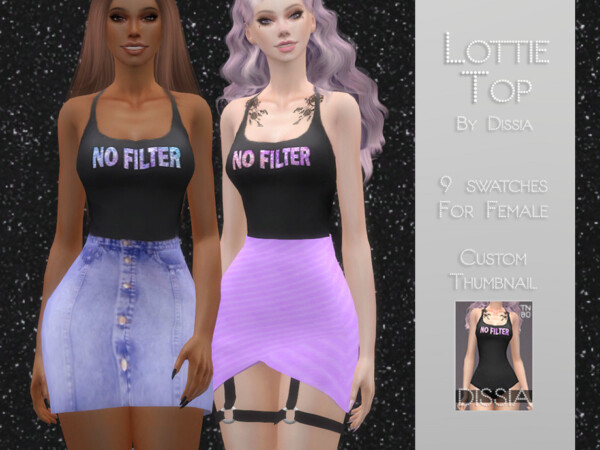 Lottie Top by Dissia from TSR