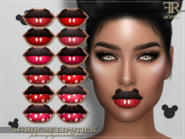 M Mouse Lipstick by FashionRoyaltySims from TSR
