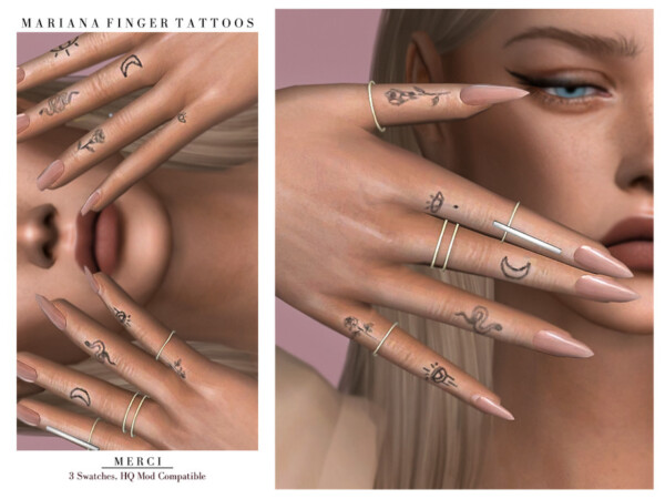 Marianna Finger Tattoo by Merci from TSR