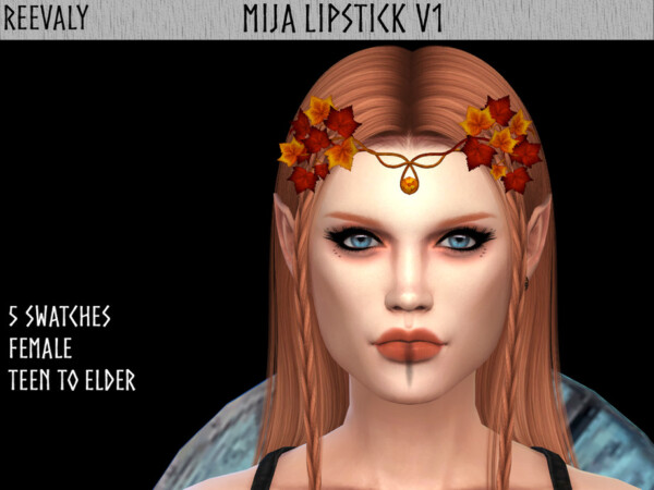 Mija Lipstick V1 by Reevaly from TSR
