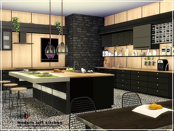 Modern loft kitchen by Danuta720 from TSR
