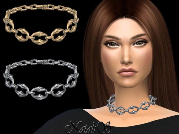 Puff link necklace by NataliS from TSR