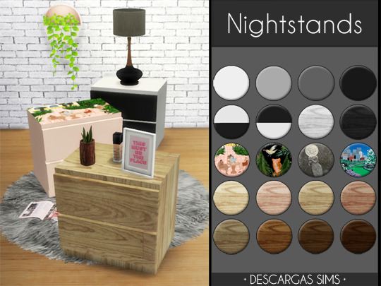 Nightstands from Descargas Sims