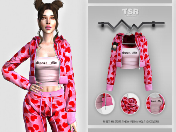 PJ Set 106 Top by busra tr from TSR