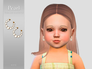 Pearl Toddler Earrings