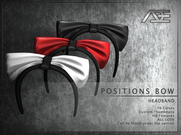 Positions Bow Headband by Ade Darma from TSR