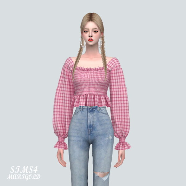 SB 1 Blouse from SIMS4 Marigold