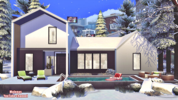 Scandinavian house from Sims 3 by Mulena