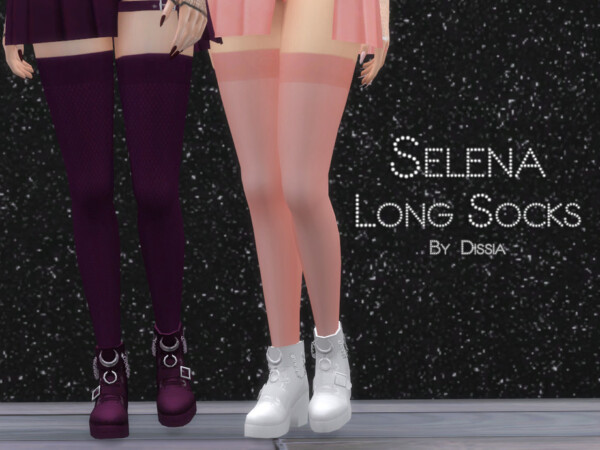 Selena Long Socks by Dissia from TSR