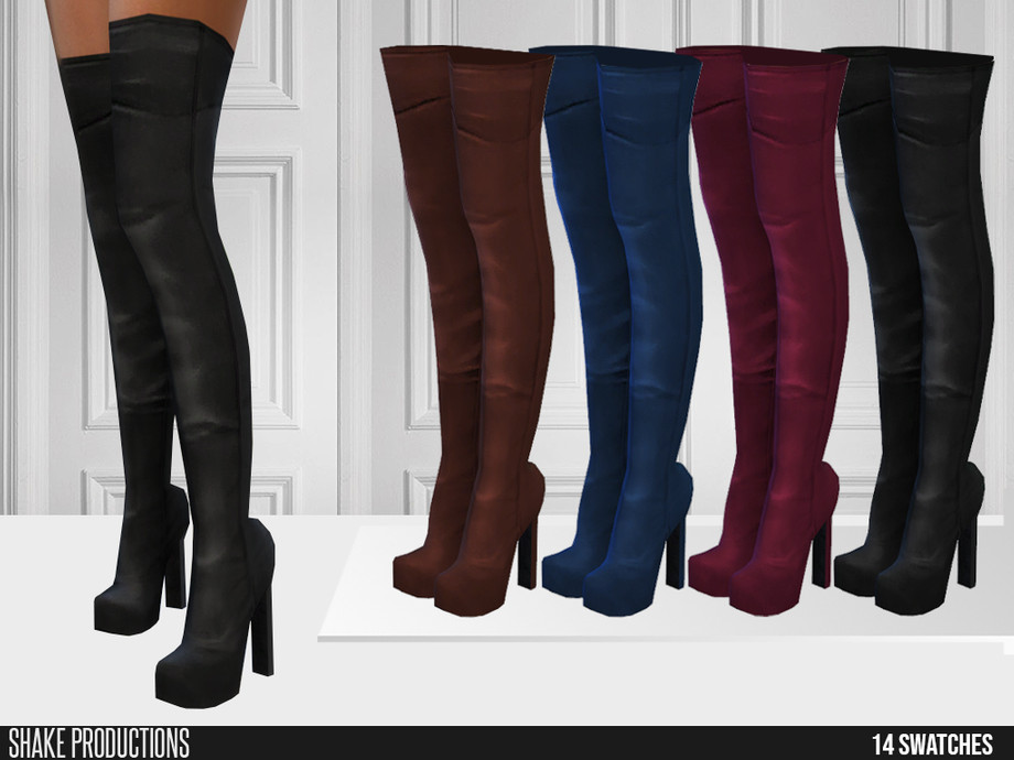 607 High Heel Boots by ShakeProductions from TSR • Sims 4 Downloads