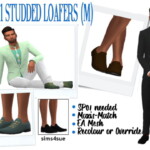 Studded Loafers